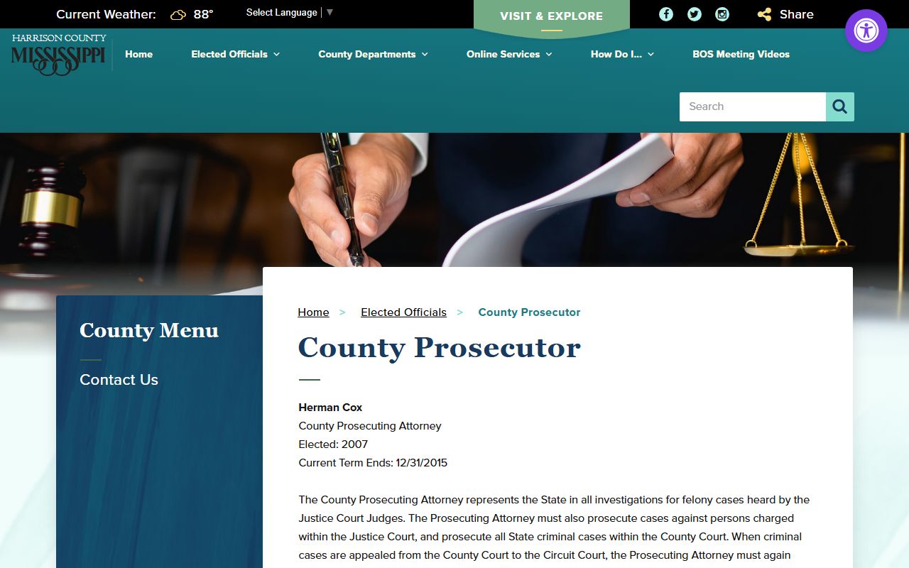 Harrison County criminal court records